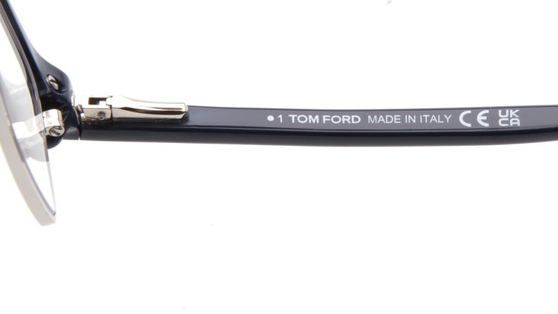 NEW TOM FORD TF5801-B 090 Blue Eyeglasses Frame 54-19-145mm B40mm Italy gallery
