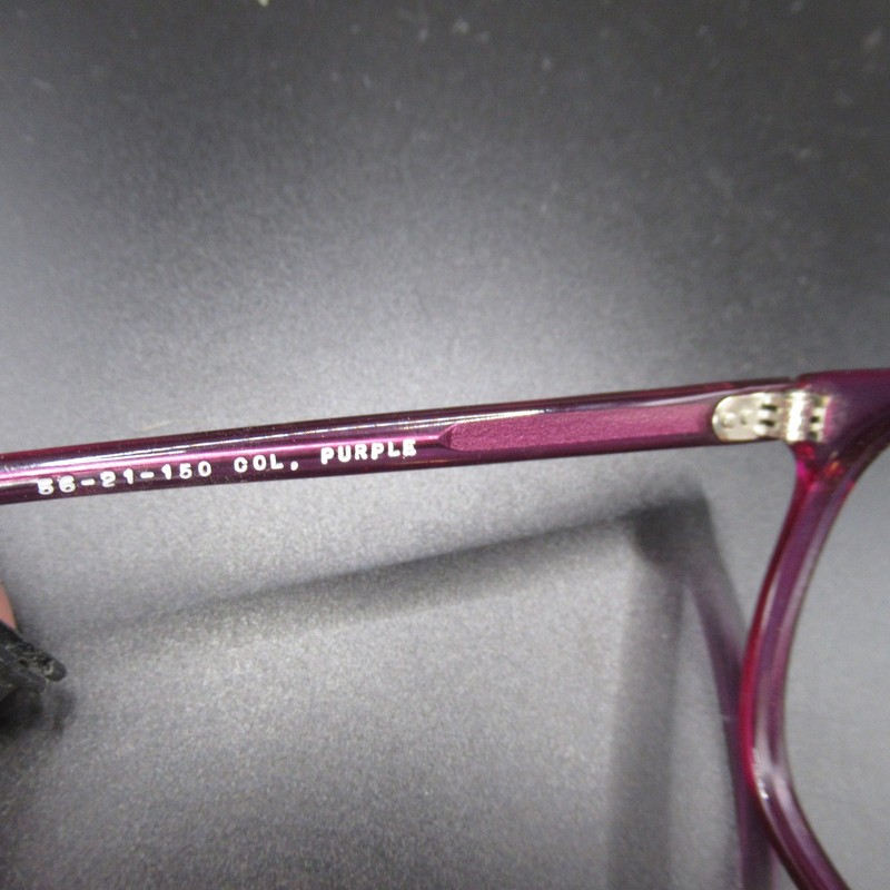 Jenny Eyeglass Frames Womens Purple Plastic Full Rim 56-21-150 Readers Glasses gallery
