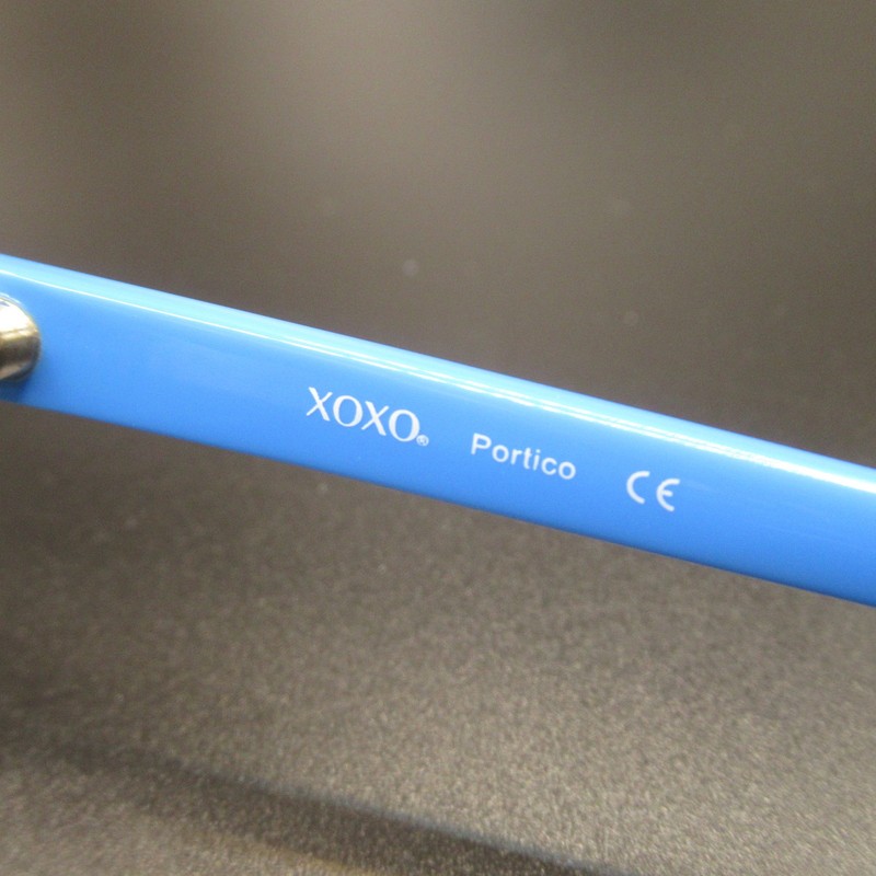 XOXO Portico Eyeglass Frames 55-17-135 Green/Blue Full Rim RX-Able Womens gallery