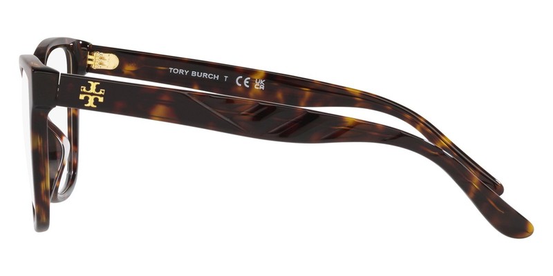 Tory Burch Oval Woman Eyeglasses TY2129U 1728 55mm Dark Tortoise - NEW gallery