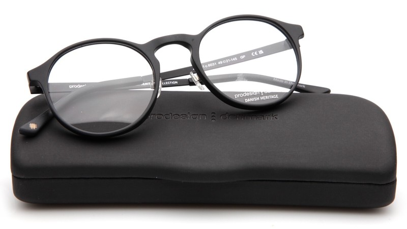 NEW PRODESIGN DENMARK 4792-1 c.6031 Black EYEGLASSES 49-21-145mm B44mm