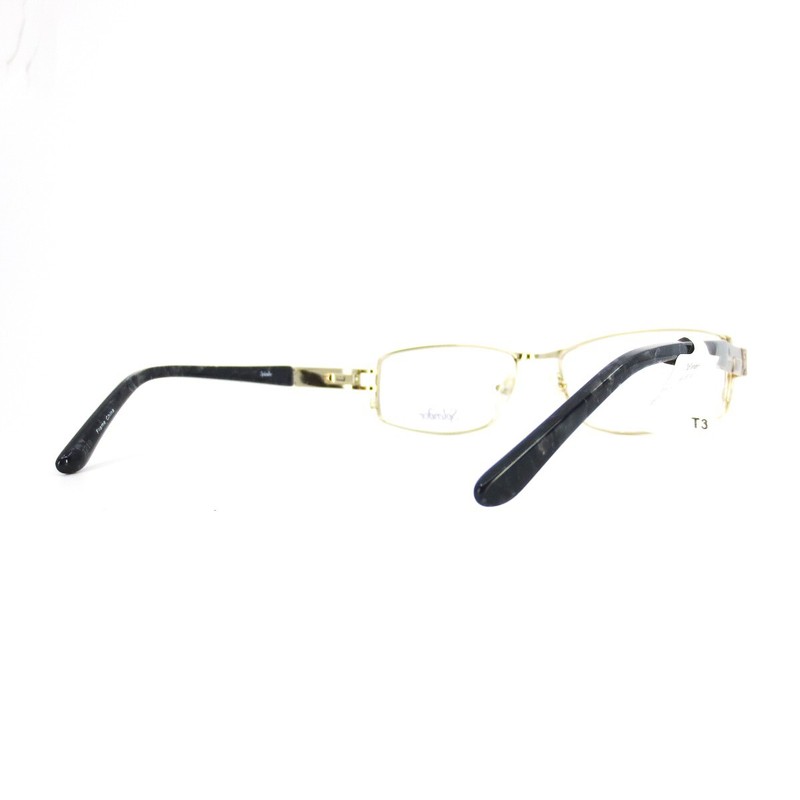 SPLENDOR SP 813 GR Gold Womens Rectangle Eyeglasses 53-16-135 gallery