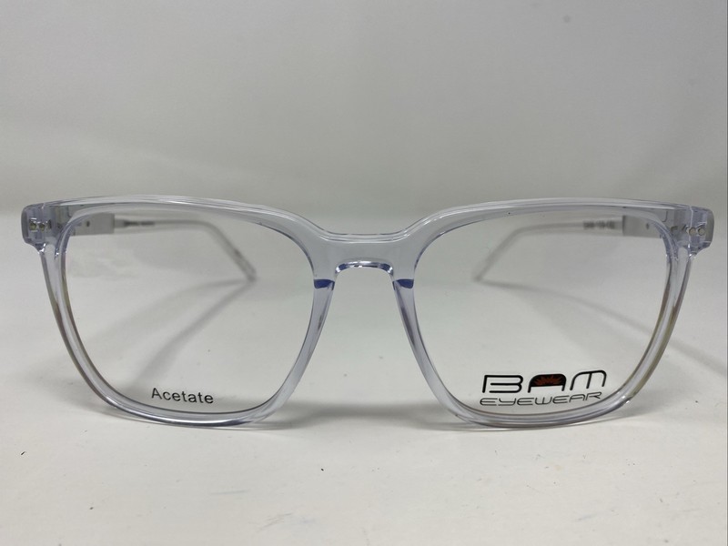 BAM Eyewear BAM 109 CRYSTAL 60-20-150 Plastic Full Rim Eyeglasses Frame CC19