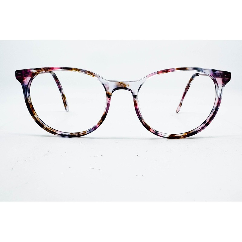 Flower Azalea Eyeglasses Frames Womens Multicolor Tortoise 52-18-140 6048 681 HM