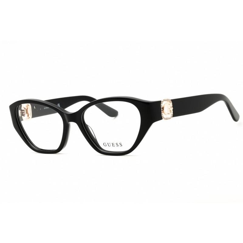 Guess Women’s Eyeglasses Black/Other Acetate Cat Eye Full Rim Frame GU50119 005