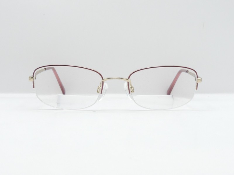 ARISTAR AR 16301 HALF-RIM EYEGLASS FRAMES OVAL 534 PINK 50-19-140 NEW*