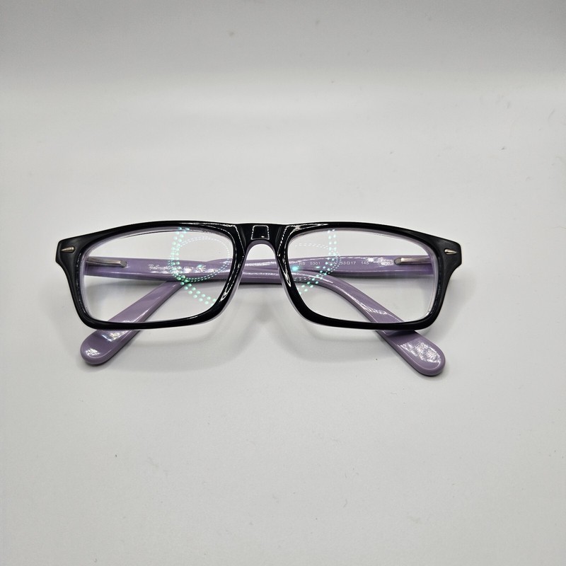 Ray Ban RB5301 5008 Black Square Eyeglasses Frame 53-17 145 Legends Collection