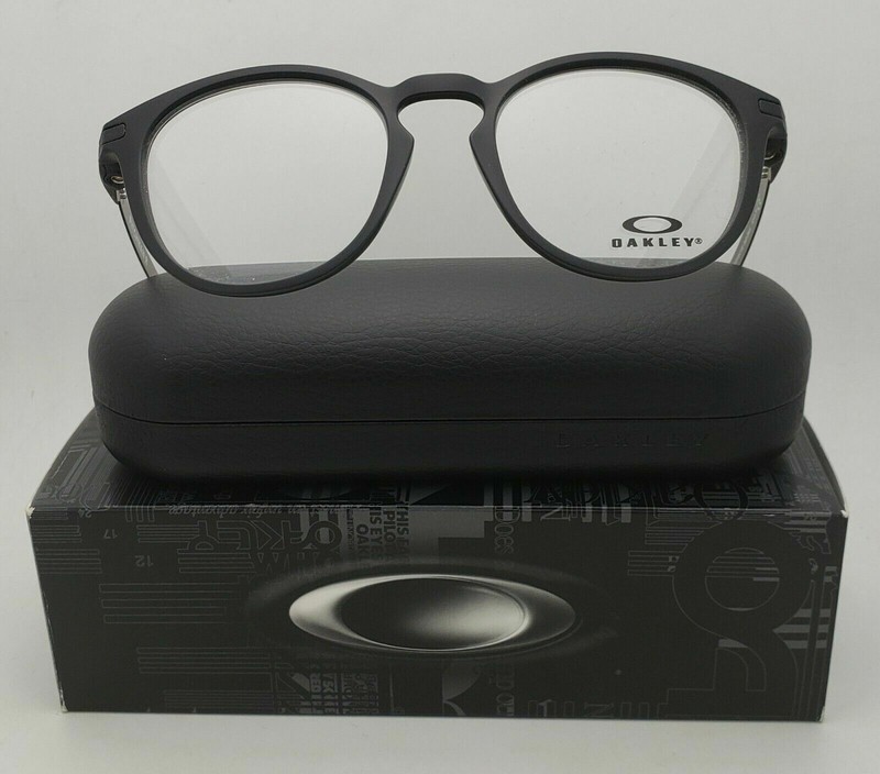 New OAKLEY Eyeglasses PITCHMAN R OX8105-0150 50-19 Matte Black & Silver Frames gallery