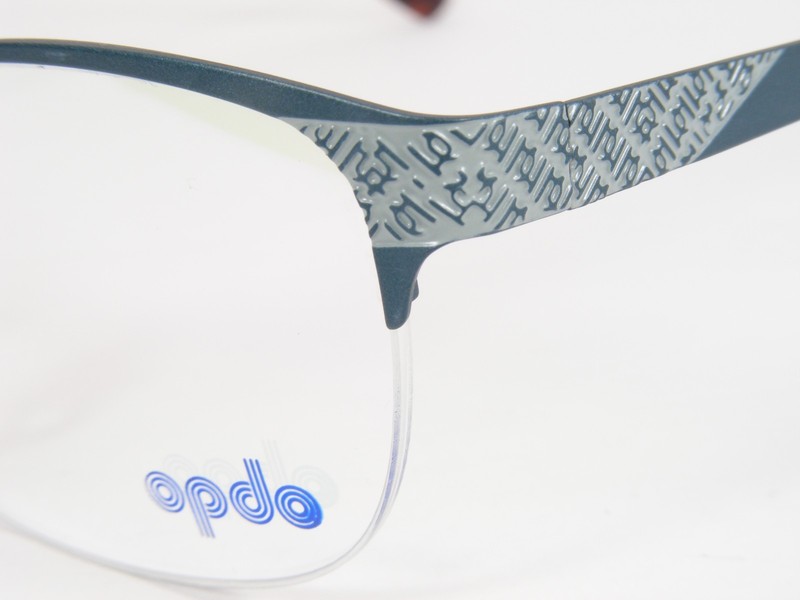 Opdo eyewear 7197.02 Matte Teal UNIQUE RARE EYEGLASSES GLASSES 53-16-135 Germany gallery
