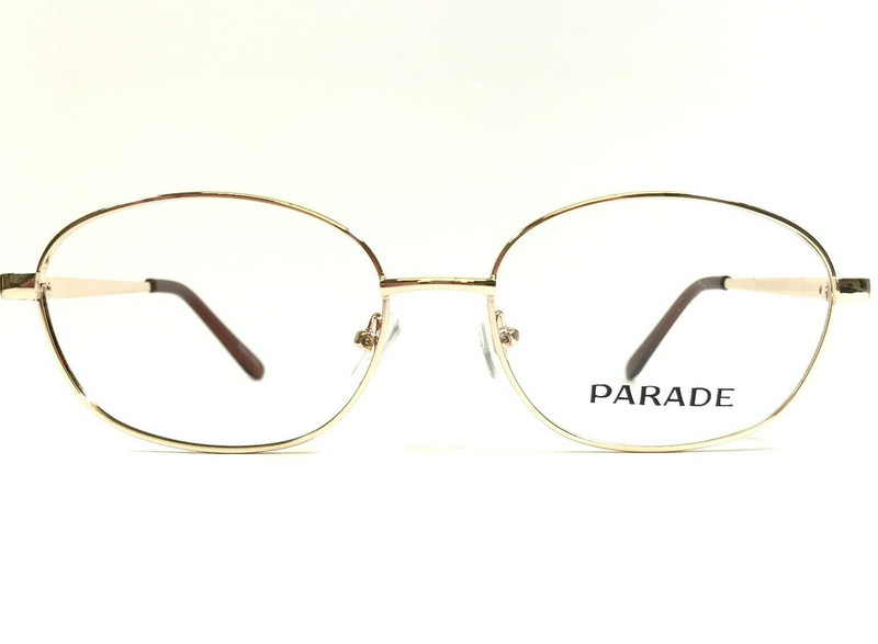 Parade Eyeglasses Frames 1560 GOLD Round Full Wire Rim 54-17-140