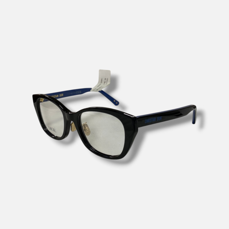 Christian Dior Womens CD50078F Black Cat Eye Eyeglasses Frames Glasses 54-20-140