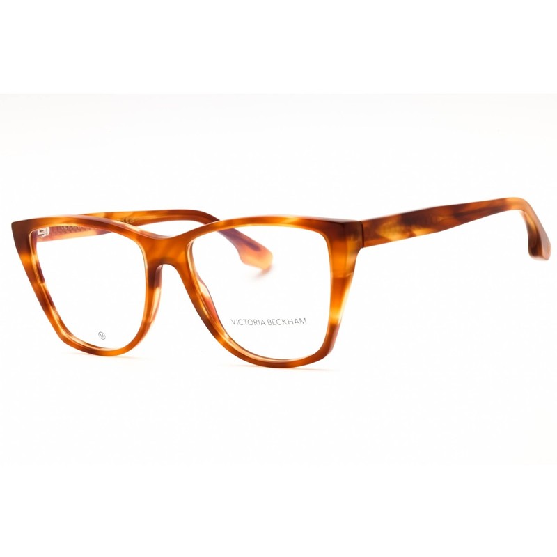 Victoria Beckham Women’s Eyeglasses Striped Blonde Havana Full Rim VB2664 223