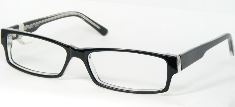 NA UND? Design MARION RAMM 29F01S BLACK / CLEAR EYEGLASSES 52-14-136mm (NOTES)