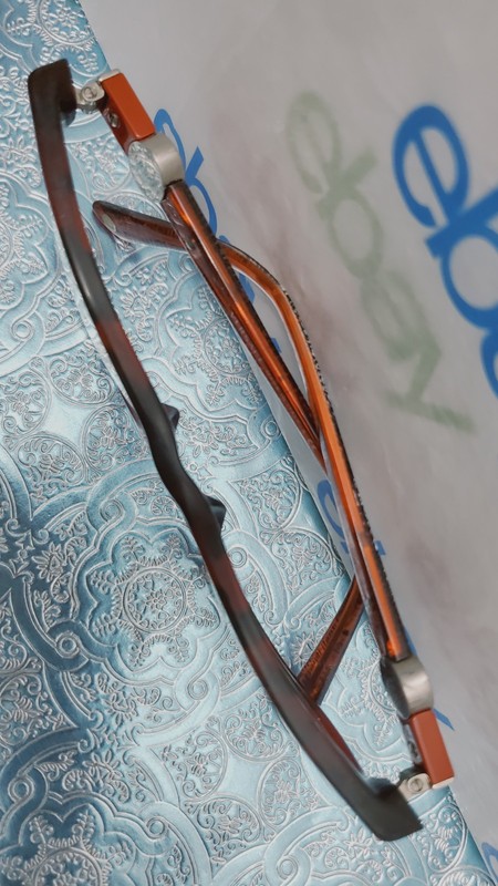 VERSACE 3164 989 Crystal Red Havana 53□16 135 B-Shape Eyeglasses "Frames Only" gallery