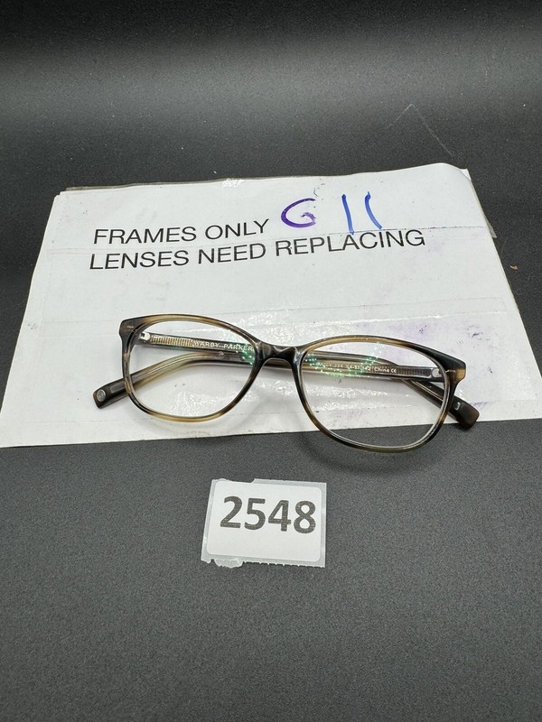 Warby Parker Daisy 234 Eyeglasses Frame Brown Marble Fade 54-17-142