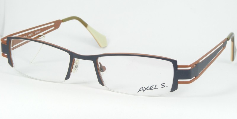 AXEL S. AX746 92 MATT DARK GRAY /BROWN-TOWNY EYEGLASSES FRAME 50-19-140 Germany