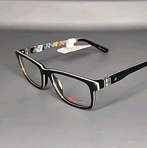 New Balance NBK117-1 Black Kids Eyeglass Frame Rectangular Full Rim 48/16/125