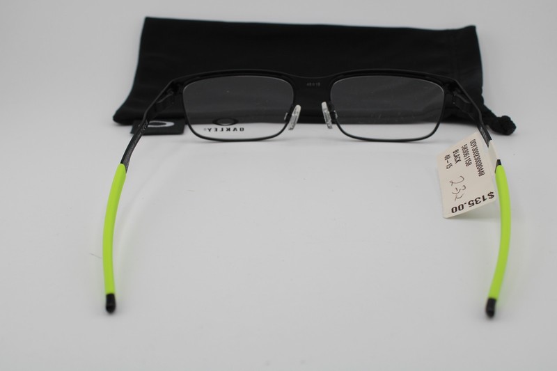 NEW OAKLEY STEEL PLATE XS OY3002-0448 SATIN BLACK AUTHENTIC EYEGLASSES 48-15 gallery