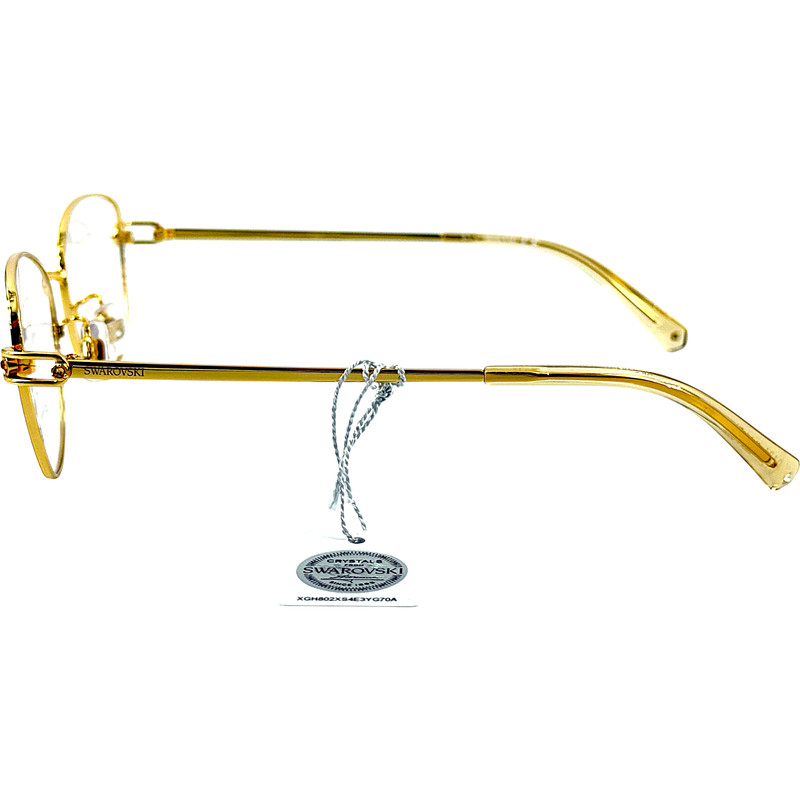 Swarovski SK5403 D Womens Metal Eyeglass Frame 030 Shiny Deep Gold 55-15 gallery