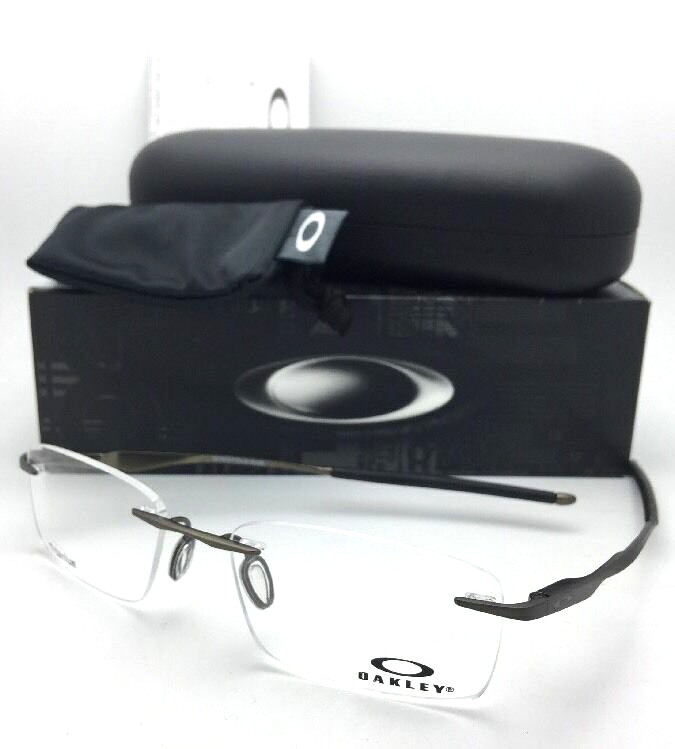 OAKLEY Titanium Eyeglasses WINGFOLD EVR OX5118-0153 Rimless Satin Pewter Frames