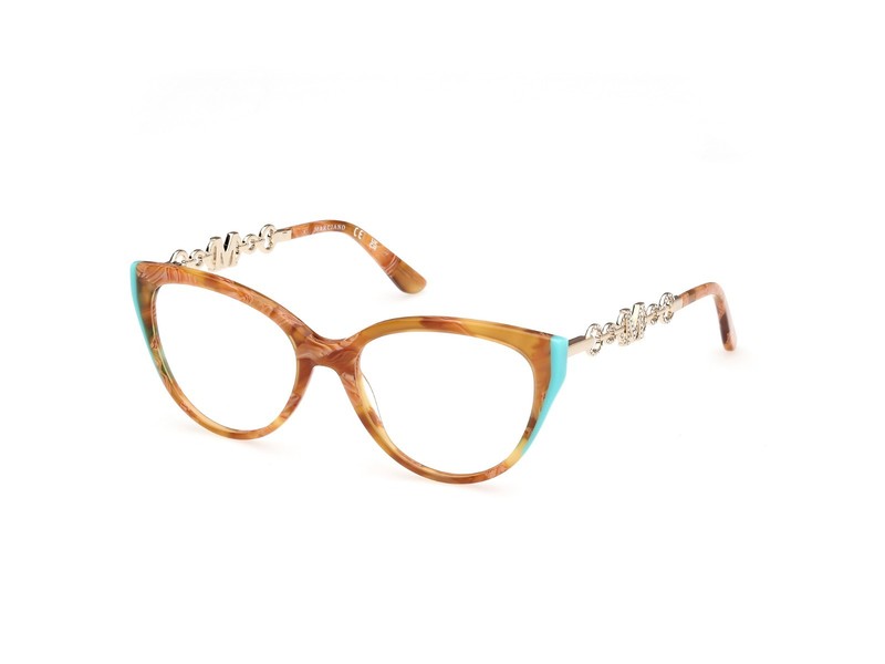Marciano GM50006 056 Blonde Havana Plastic Eyeglasses Frame 54-17-145