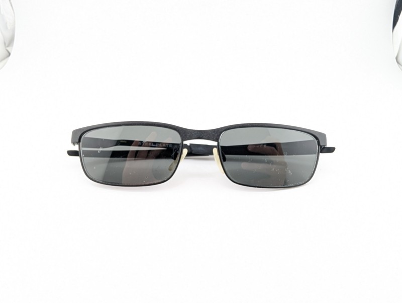 Oakley Eyeglasses Frames Only, STEEL PLATE, OX3222-0154, 54-18-141, Powder Coal