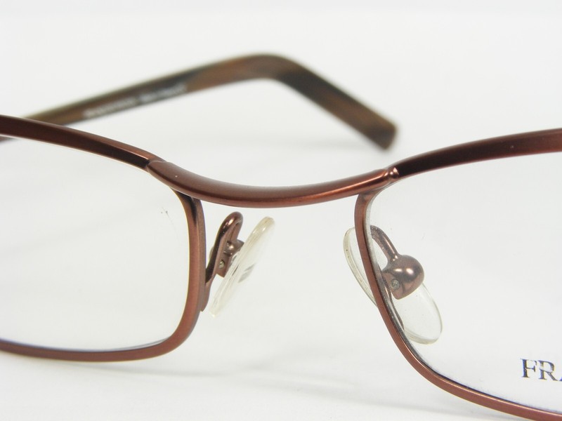 Vintage RARE FRANCOIS PINTON T51 L252 CINNAMON EYEGLASSES 50-17-137mm France gallery