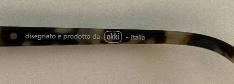 OKKI Oscar Children/Small Frame Eyeglass Frame Italy Floral Leopard 47 17 125 gallery