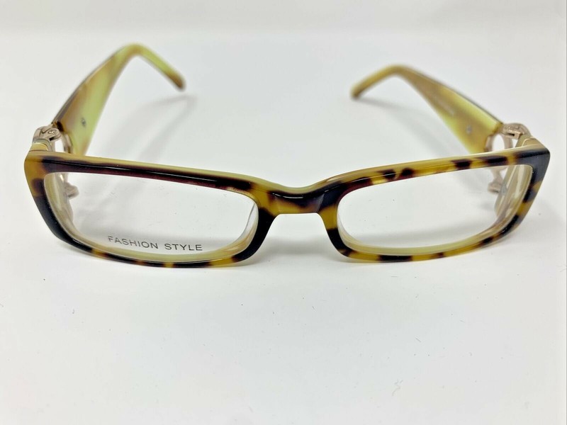 Fashion Style Eyeglasses Frames 3376 Demi/Brown 50-17-130 Full Rim Plastic ZG69