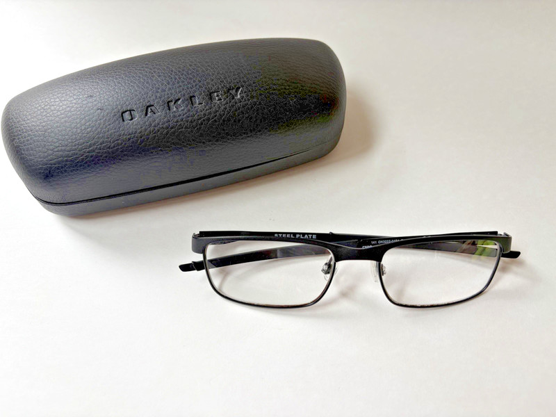 Oakley OX3222-0154 Pewter Coal 14154/18 STEEL PLATE MENS EYE FRAMES 2655