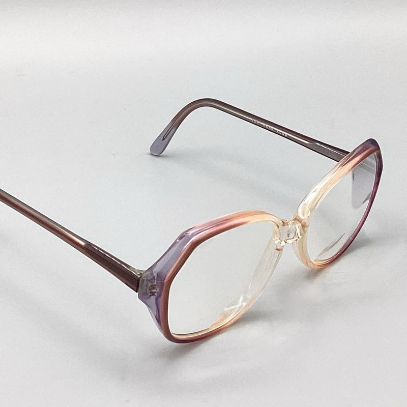 VTG Eyeglass Frames 130 90’s Ombré Fade Blue Pink Colourline Oversized Full Rim gallery