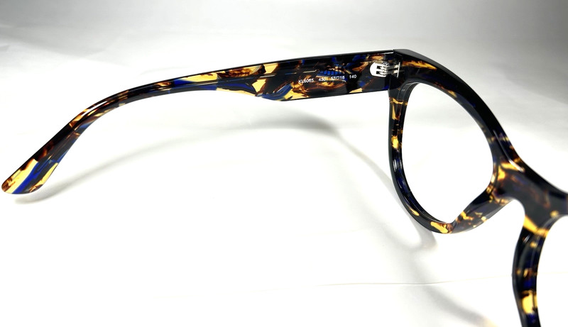 Karl Lagerfeld KL6065 430 Eyeglasses Frame 6065 Tortoise Yellow Blue 53-18-140 gallery