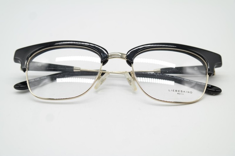 Glasses LIEBESKIND 11007 Black Gold Oval Eyeglass Frame New gallery