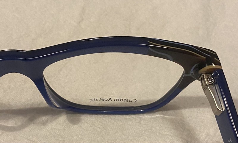Gwen Stefani Eyeglasses Female L.A.M.B LA035 Navy Blue Optical Frame 53-19-140 gallery