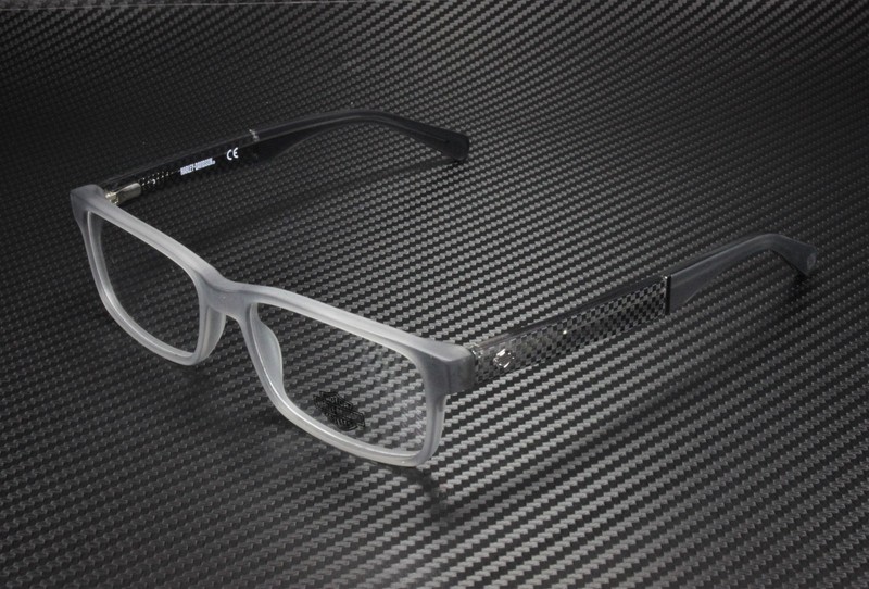 Harley-Davidson HD0774 020 Grey Clear Lens Plastic 54 mm Men’s Eyeglasses
