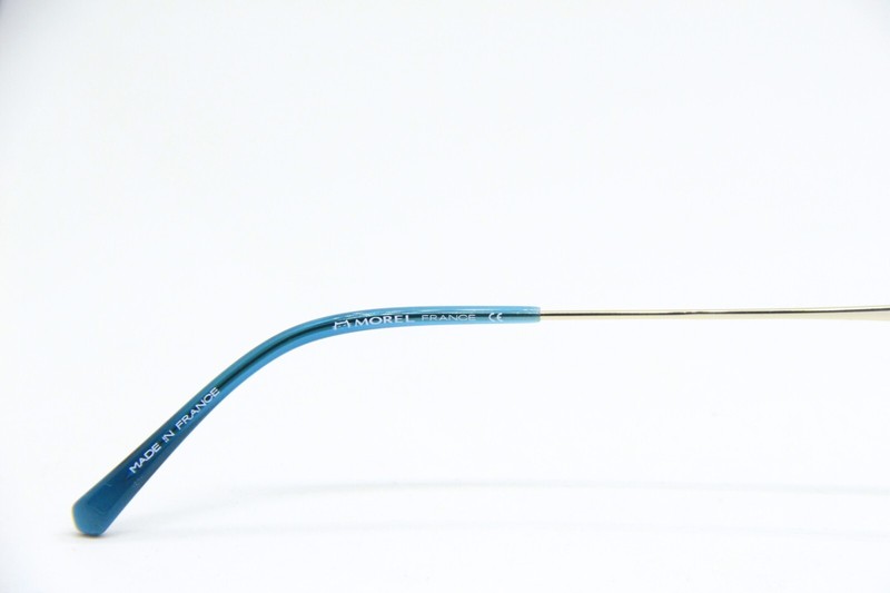 NEW MOREL KOALI 20069K VD14 BLUE GOLD AUTHENTIC EYEGLASSES 54-20 gallery