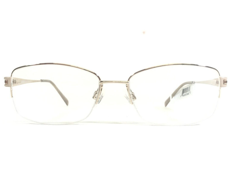 Aristar Eyeglasses Frames AR16392 COLOR-565 Shiny Gold Square Half Rim 53-17-135 gallery