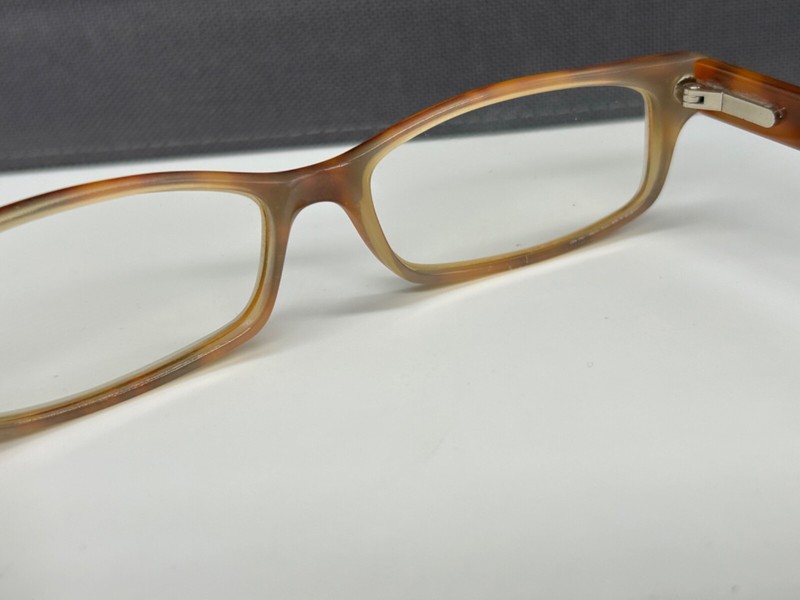 Wollenweber Horn Eyeglasses Frames woman men Brown Angular 3208 Kashmir Large Np gallery