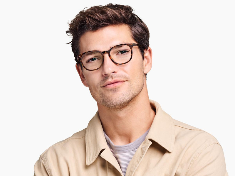 Warby Parker CARLTON Eyeglasses Frames Ristretto Tortoise M 51-20-145 mm NWT* gallery