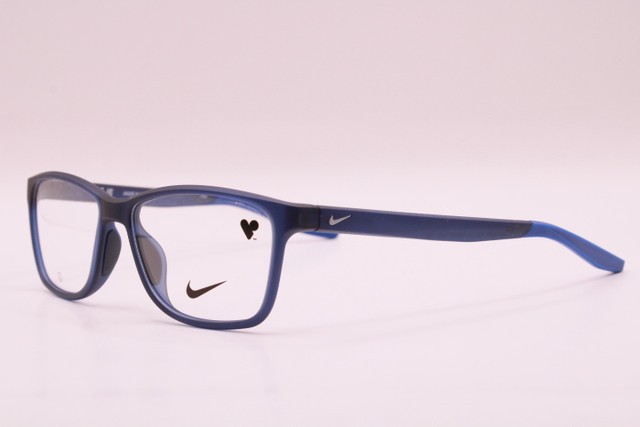 NEW NIKE 5048 410 MATTE BLUE AUTHENTIC EYEGLASSES 52-14