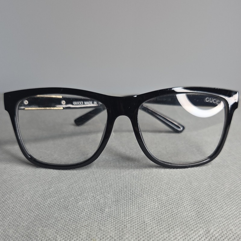 Gucci 3552 Eyeglass Frames ONLY Black Rectangular Eyewear 54-19-138 SHIP FAST gallery