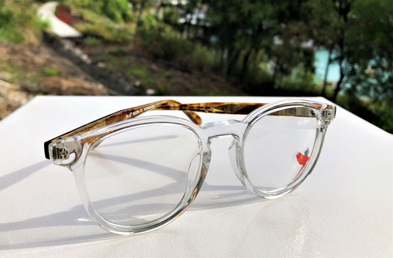 Maui Jim Eyeglasses MJO 2208-21C Crystal Amber Frames Clear Lens 48-21-145 gallery