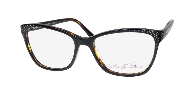 NEW MARILYN MONROE MMO 158 EYEGLASS FRAME 54-16-135 FULL-RIM PLASTIC CAT EYE