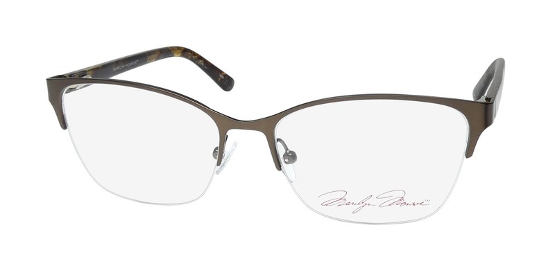 NEW MARILYN MONROE MMO 156 EYEGLASSES METAL & PLASTIC BROWN 200 53-16-140 CAT