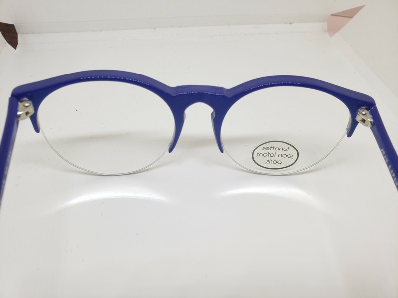 Vontage Jean Lafont Eyeglasses Super 50 Semi Rimless Made in France Retro Geek gallery