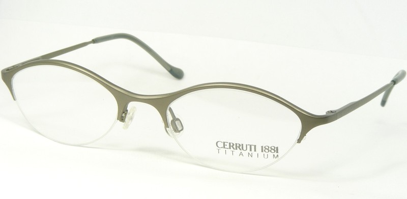 Cerruti 1881 C 1247 C SAGE GREEN EYEGLASSES GLASSES TITANIUM FRAME 49-19-130mm