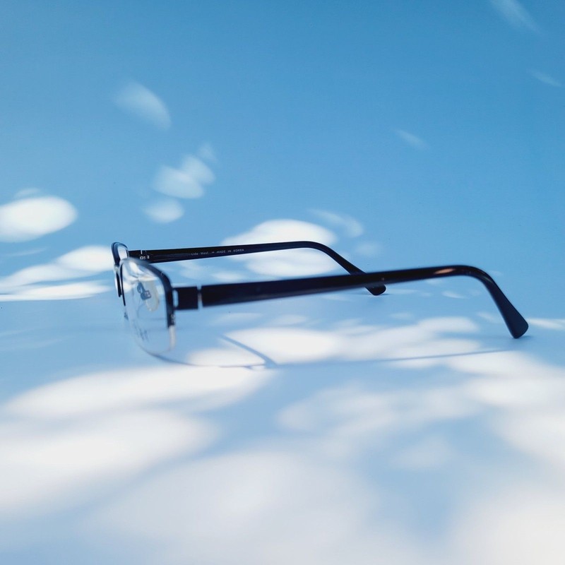 Lido West Korea EARTH M BLACK 50-19 140 Uber eyeglasses half frame eyewear gallery