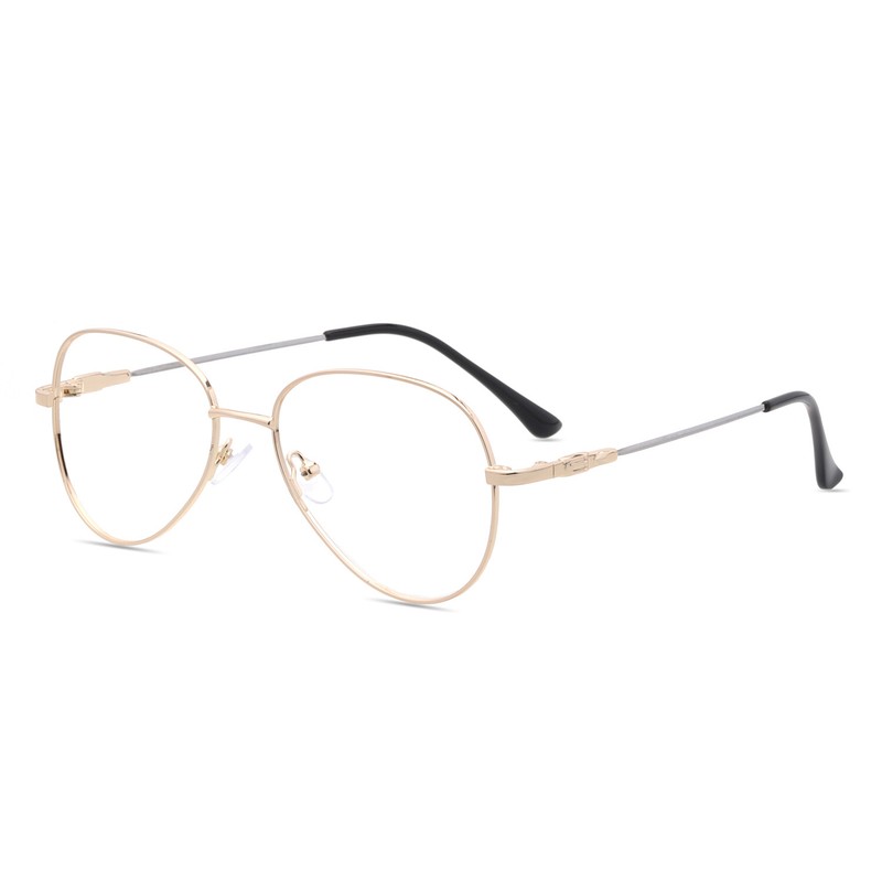 Retro Flexible Memory Titanium Alloy Pilot Rull Rim Eyeglasses Frame RX Able New
