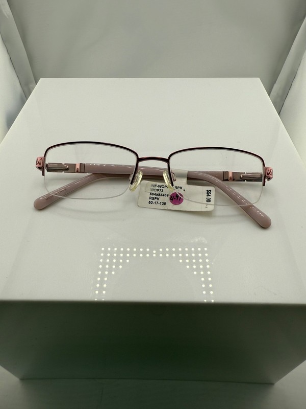 Walmart Eyewear WOP73 Pink Eyeglass Frames 50-17-135 NWT