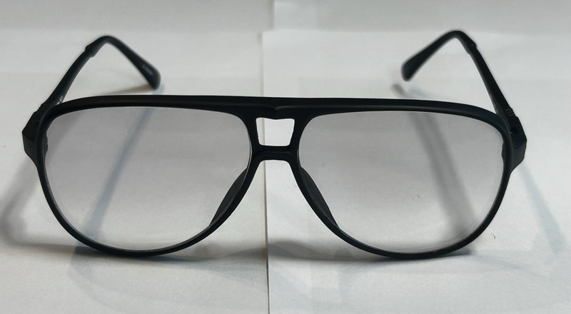 Optiline 6031 Eyeglass Frames 58-11-140 Matte Black Aviator NOS New Old Stock